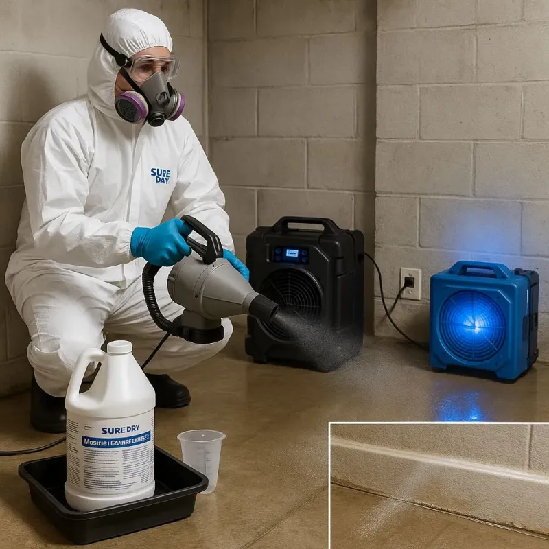 Sanitization and Odor Removal process in Sunset Park, NY